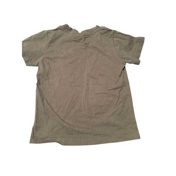 NWOT Port and Company Toddler Boy's Gray Birthday T Shirt Three T Rex Size 3T - Picture 2 of 3